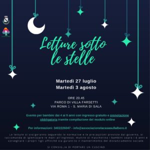 Letture bambini 27 luglio